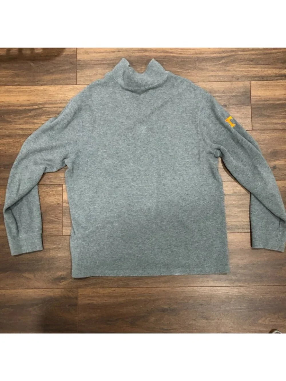 Polo Ralph Lauren Mens Sz XL Quarter Zip Sweater Gray Cotton Mock Neck LOT OF 2
